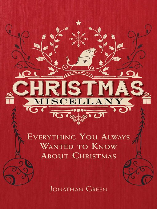 Title details for Christmas Miscellany by Jonathan Green - Available